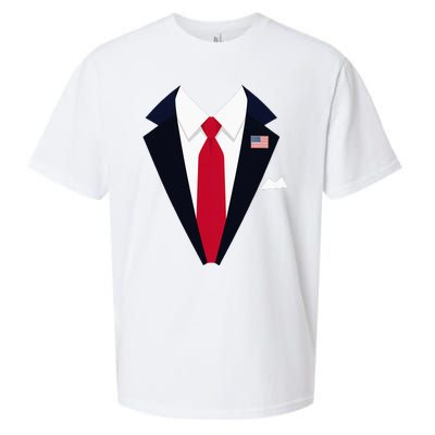 Usa President Trump Suit Easy Halloween Costume Sueded Cloud Jersey T-Shirt