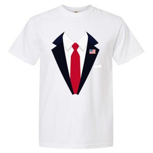 Usa President Trump Suit Easy Halloween Costume Garment-Dyed Heavyweight T-Shirt