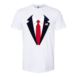 Usa President Trump Suit Easy Halloween Costume Softstyle CVC T-Shirt