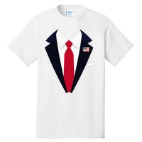 Usa President Trump Suit Easy Halloween Costume Tall T-Shirt