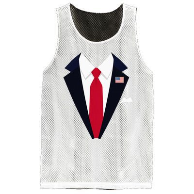 Usa President Trump Suit Easy Halloween Costume Mesh Reversible Basketball Jersey Tank