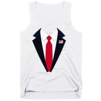 Usa President Trump Suit Easy Halloween Costume Tank Top