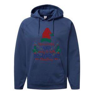 Unvaccinated Politics Talk At Christmas Performance Fleece Hoodie