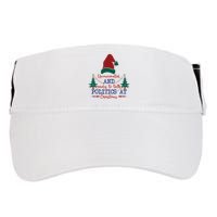 Unvaccinated Politics Talk At Christmas Adult Drive Performance Visor