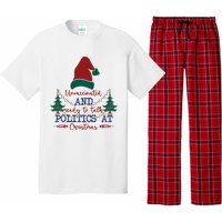 Unvaccinated Politics Talk At Christmas Pajama Set