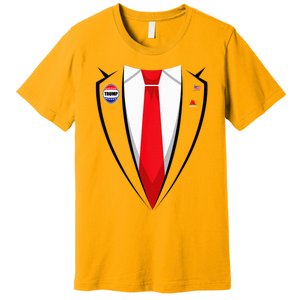 Usa President Trump Suit Halloween 2024 Premium T-Shirt