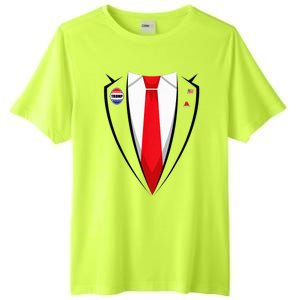 Usa President Trump Suit Halloween 2024 Tall Fusion ChromaSoft Performance T-Shirt