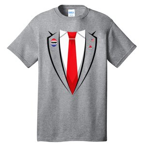 Usa President Trump Suit Halloween 2024 Tall T-Shirt