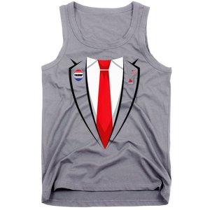 Usa President Trump Suit Halloween 2024 Tank Top