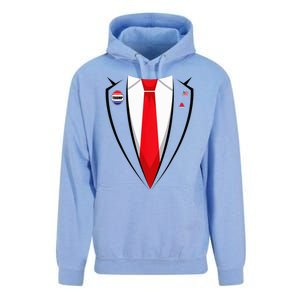 Usa President Trump Suit Halloween 2024 Unisex Surf Hoodie