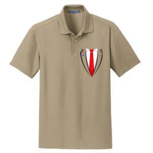 Usa President Trump Suit Halloween 2024 Dry Zone Grid Polo