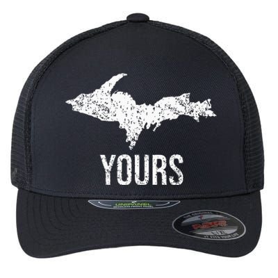 Upper Peninsula Up Yours Yooper Pride Michigan Roots Flexfit Unipanel Trucker Cap