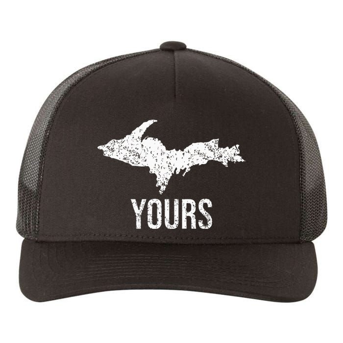 Upper Peninsula Up Yours Yooper Pride Michigan Roots Yupoong Adult 5-Panel Trucker Hat