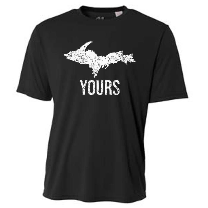 Upper Peninsula Up Yours Yooper Pride Michigan Roots Cooling Performance Crew T-Shirt