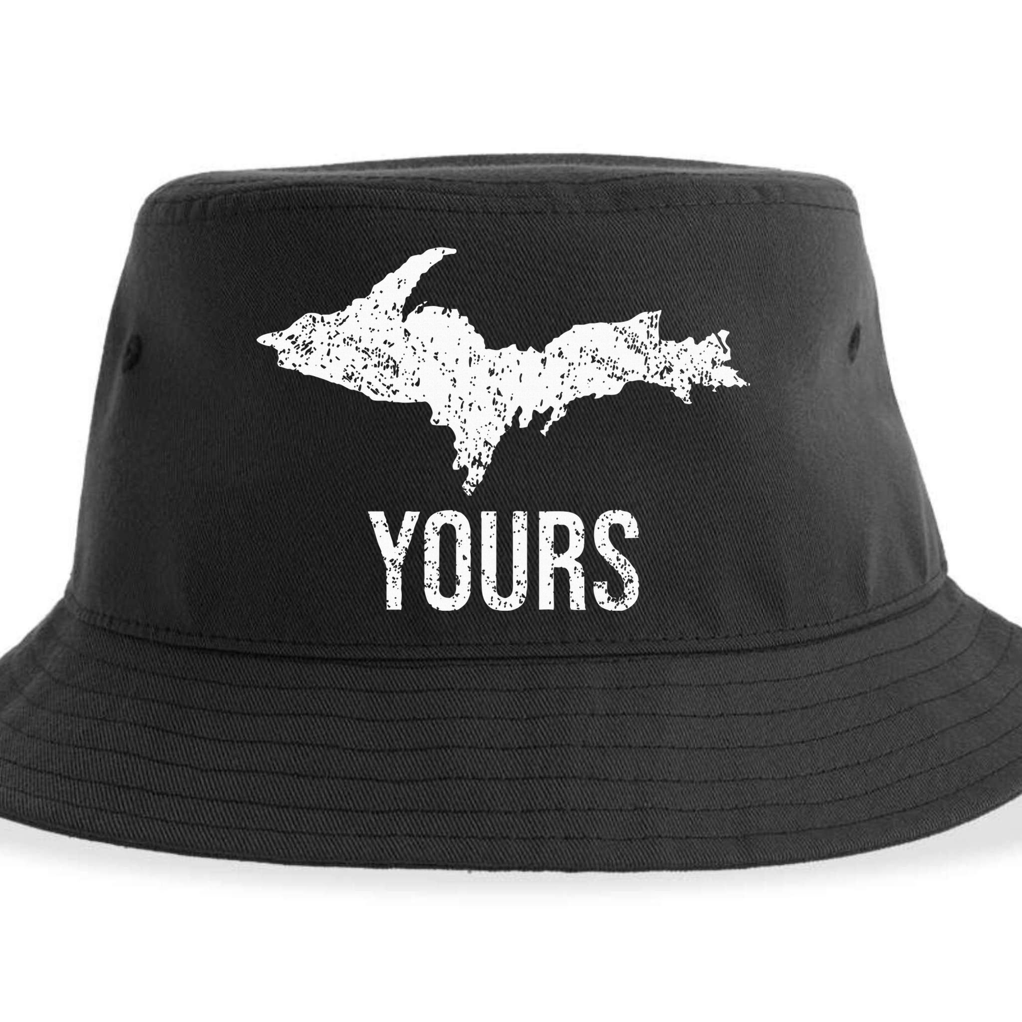 Upper Peninsula Up Yours Yooper Pride Michigan Roots Sustainable Bucket Hat