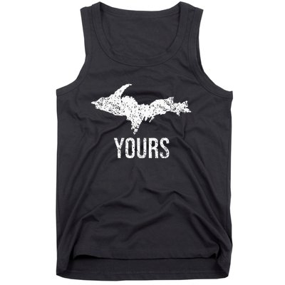 Upper Peninsula Up Yours Yooper Pride Michigan Roots Tank Top