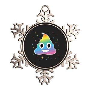 Unicorn Poop Metallic Star Ornament