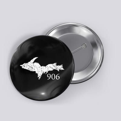 Upper Peninsula UP 906 Yooper Pride Michigan Roots Button