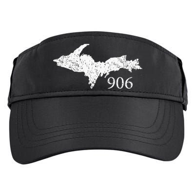 Upper Peninsula UP 906 Yooper Pride Michigan Roots Adult Drive Performance Visor