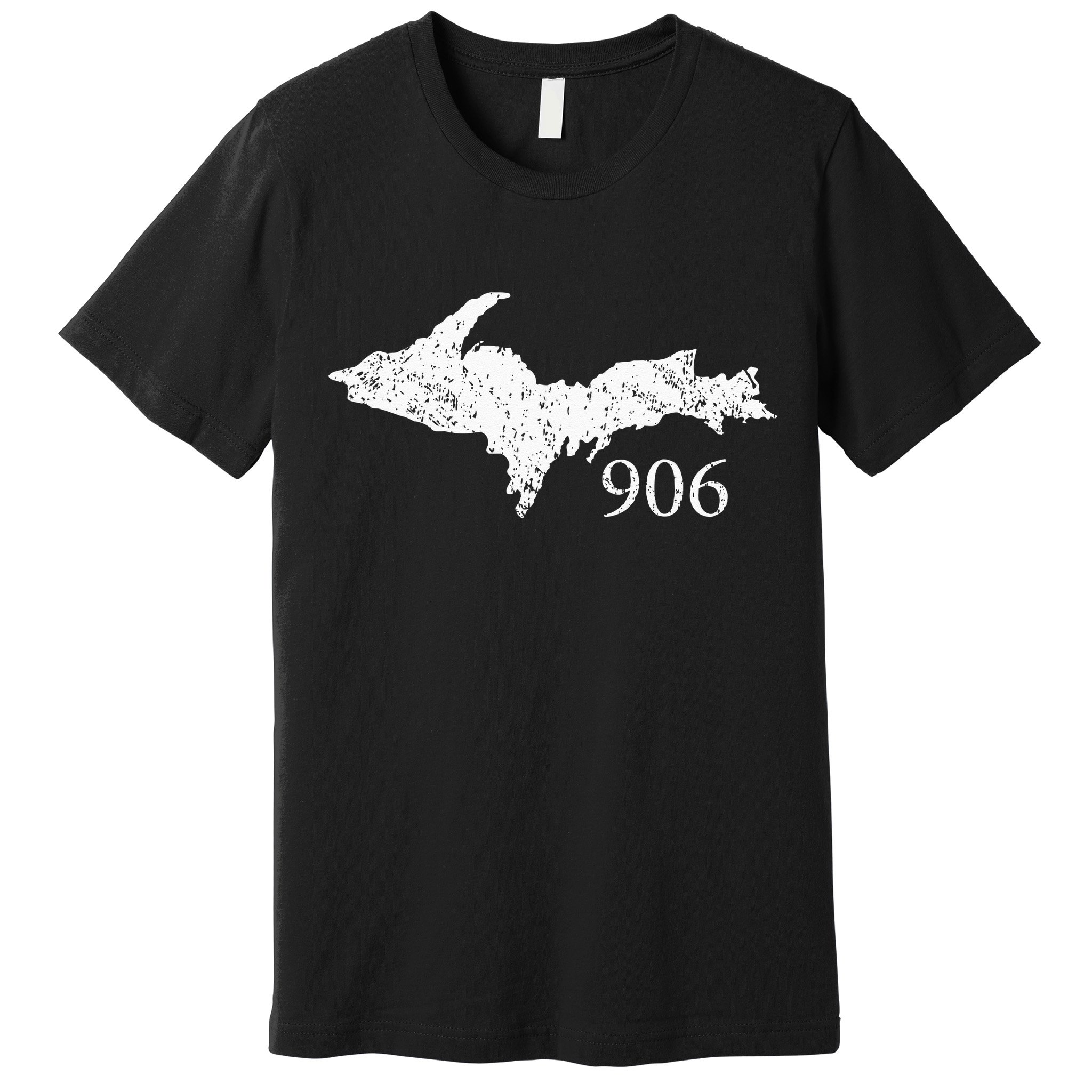 Upper Peninsula UP 906 Yooper Pride Michigan Roots Premium T-Shirt