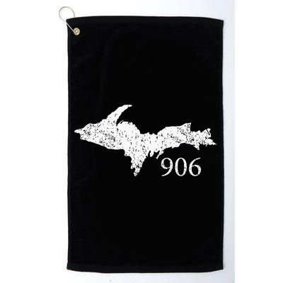 Upper Peninsula UP 906 Yooper Pride Michigan Roots Golf Towel