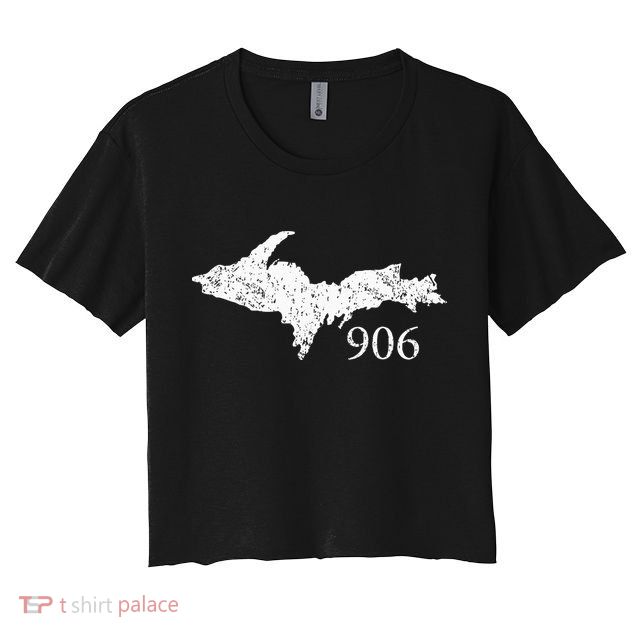 Upper Peninsula UP 906 Yooper Pride Michigan Roots Crop Top