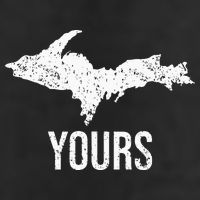 Upper Peninsula UP Yours Yooper Pride Michigan Roots 7 Panel Mesh Trucker Snapback Hat