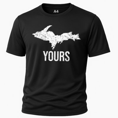Upper Peninsula UP Yours Yooper Pride Michigan Roots Performance Shirt