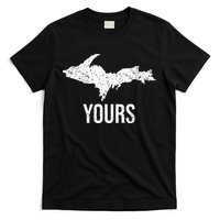 Upper Peninsula UP Yours Yooper Pride Michigan Roots T-Shirt