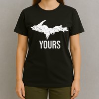 Upper Peninsula UP Yours Yooper Pride Michigan Roots T-Shirt