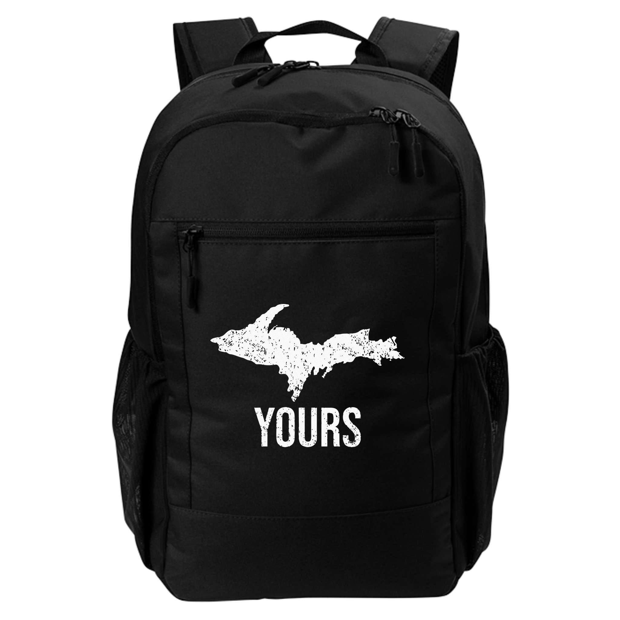 Upper Peninsula UP Yours Yooper Pride Michigan Roots Backpack