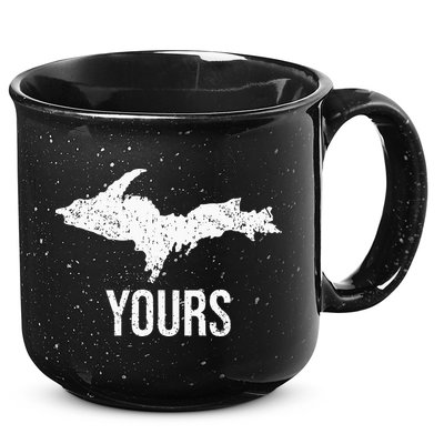 Upper Peninsula UP Yours Yooper Pride Michigan Roots 15oz Campfire Ceramic Mug