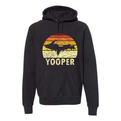 Upper Peninsula Up Yooper Pride Michigan Roots Premium Hoodie