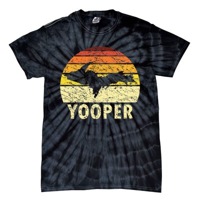 Upper Peninsula Up Yooper Pride Michigan Roots Tie-Dye T-Shirt