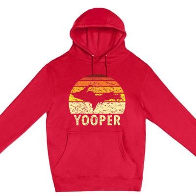 Upper Peninsula Up Yooper Pride Michigan Roots Premium Pullover Hoodie