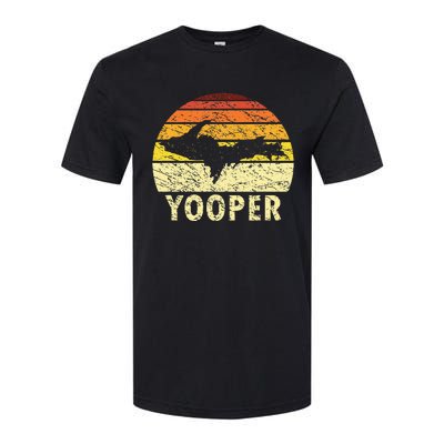 Upper Peninsula Up Yooper Pride Michigan Roots Softstyle® CVC T-Shirt