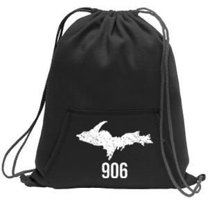 Upper Peninsula Up 906 Yooper Pride Michigan Roots Gift Sweatshirt Cinch Pack Bag