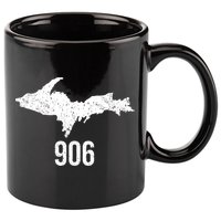 Upper Peninsula Up 906 Yooper Pride Michigan Roots Gift 11oz C Handle Ceramic Mug