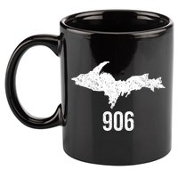 Upper Peninsula Up 906 Yooper Pride Michigan Roots Gift 11oz C Handle Ceramic Mug