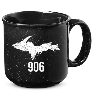 Upper Peninsula Up 906 Yooper Pride Michigan Roots Gift 15oz Campfire Ceramic Mug