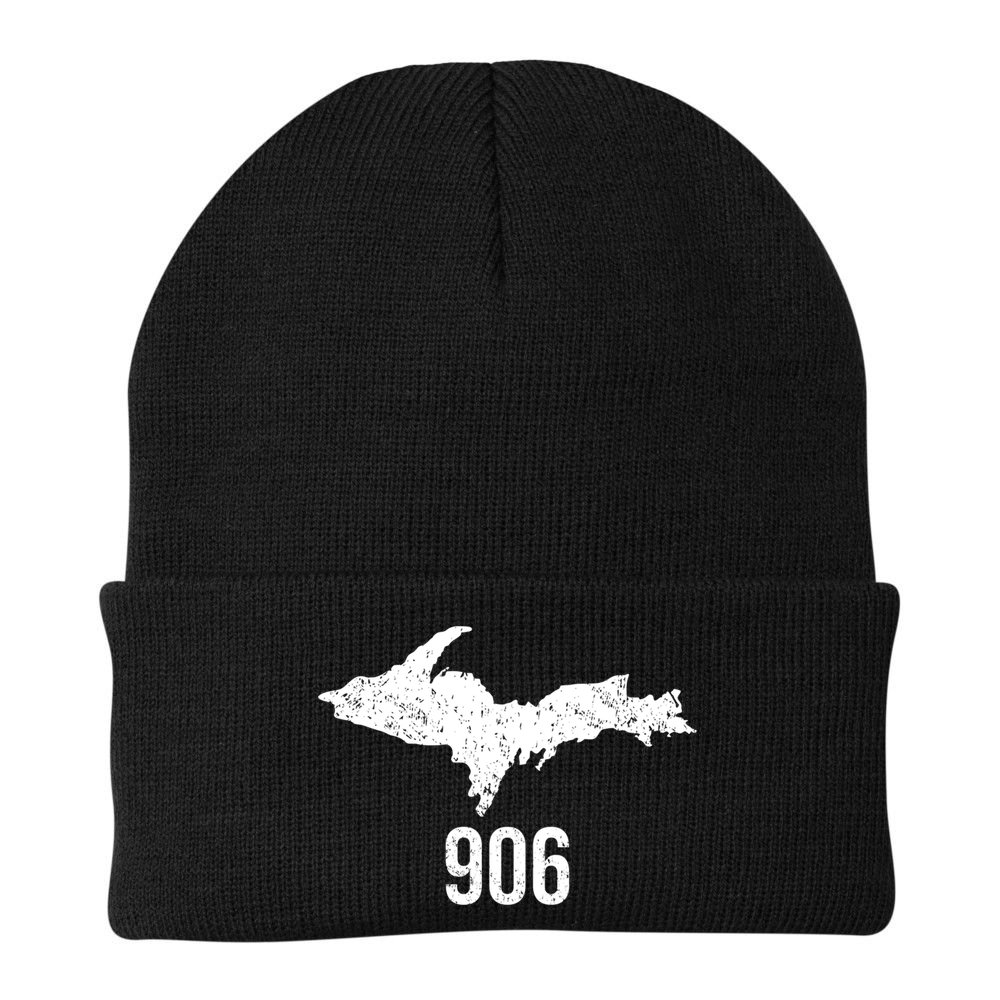 Upper Peninsula Up 906 Yooper Pride Michigan Roots Gift Beanie