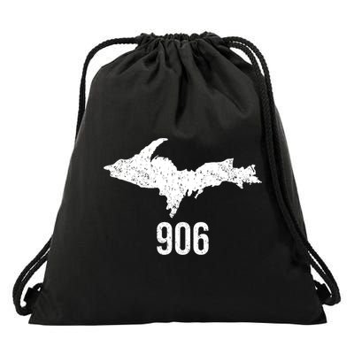 Upper Peninsula Up 906 Yooper Pride Michigan Roots Gift Drawstring Bag