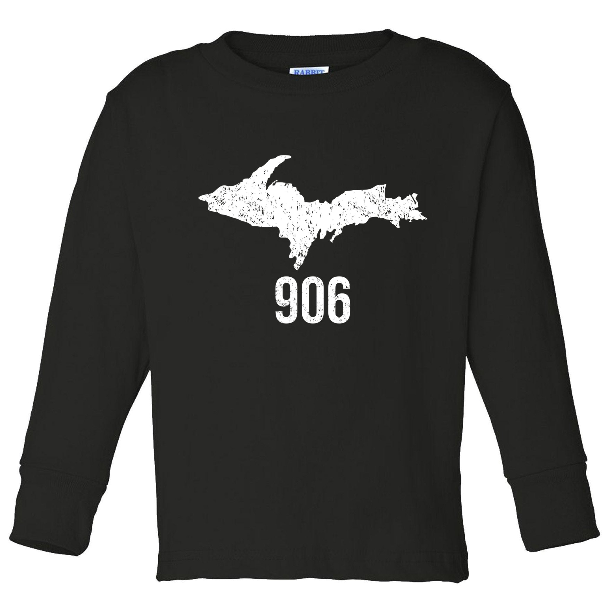 Upper Peninsula Up 906 Yooper Pride Michigan Roots Gift Toddler Long Sleeve Shirt