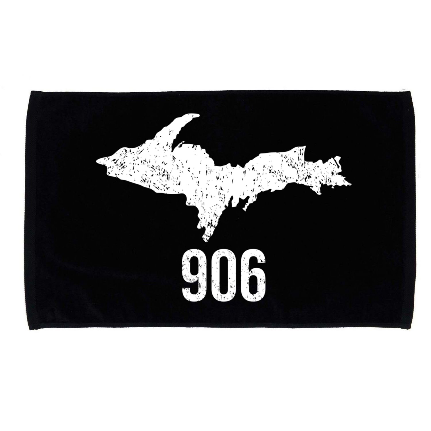 Upper Peninsula Up 906 Yooper Pride Michigan Roots Gift Microfiber Hand Towel
