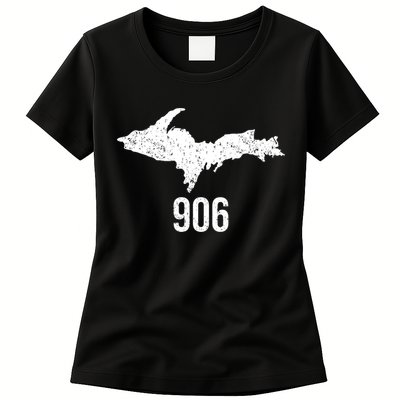 Upper Peninsula Up 906 Yooper Pride Michigan Roots Gift Womens T-Shirt