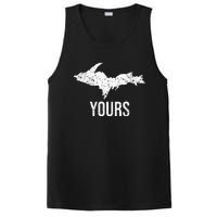 Upper Peninsula UP Yours Yooper Pride Michigan Roots PosiCharge Competitor Tank