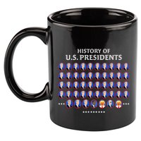 Us Presidents 11oz C Handle Ceramic Mug