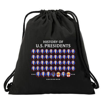Us Presidents Drawstring Bag