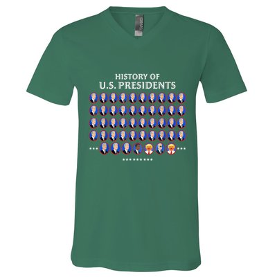Us Presidents V-Neck T-Shirt