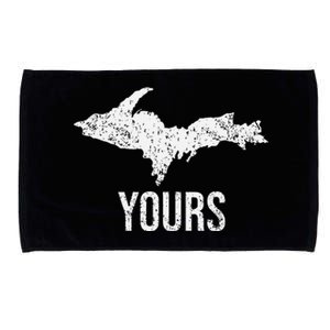 Upper Peninsula Up Yours Yooper Pride Michigan Roots Microfiber Hand Towel